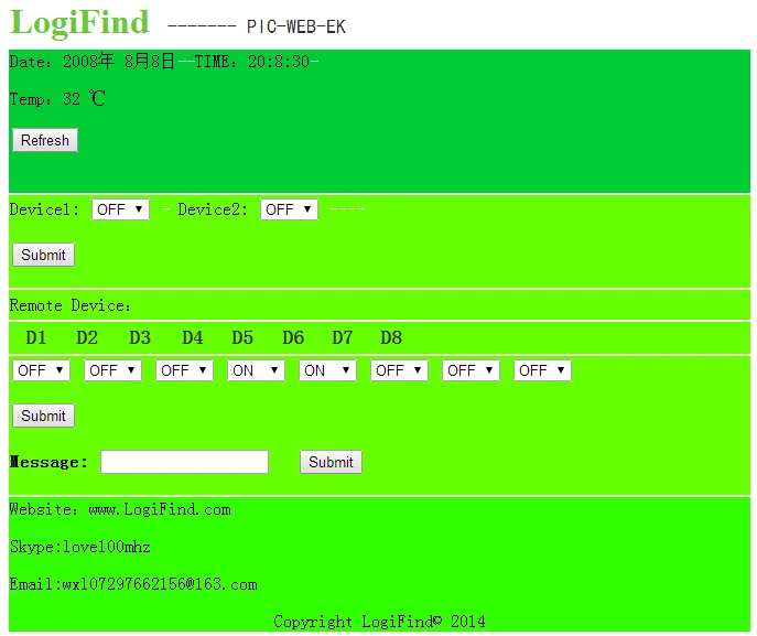 ПИК микроконтроллер обучения макетная плата Ethernet PIC-WEB-EK PIC18F97J60