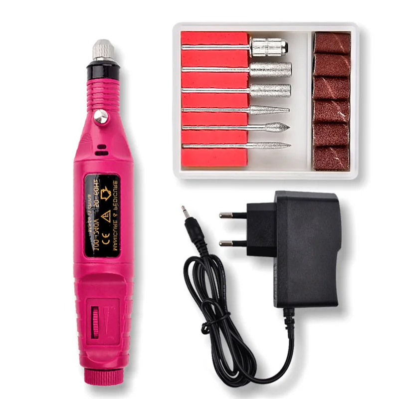 Профессиональные пальцы рук и ног Уход за ногтями электрический шлифовальный станок маникюр педикюр набор для лечения горячей МДФ