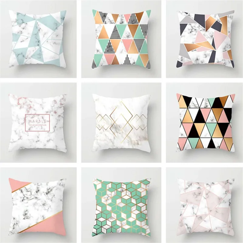 nordic symphony geometric cushion cover