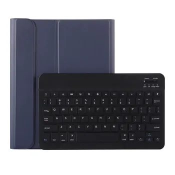 

VOBERRY Keyboard Wireless Removable Detachable Bluetooth Keyboard For Ipad Pro 11 Inch PU Leather Case Cover With Pen Slot #2
