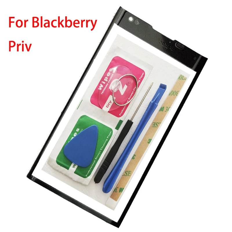 ZUCZUG Новая передняя внешняя для Blackberry Priv Передняя стеклянная панель 5 4 дюймов +