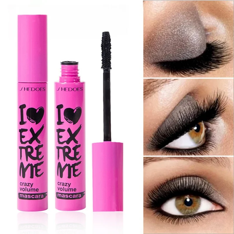 

3 Colors Silk Fiber Lash Mascara Waterproof Rimel For Eyelash Extension Black Thick Curl Lengthening Eye Lashes Cosmetics
