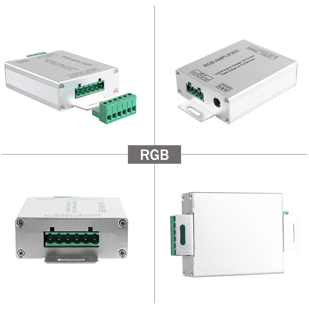 RGB/RGBW DC12-24V 24A усилитель светодиодный контроллер 4 канала Выход RGB усилитель RGBW питания со светодиодной полосой ретранслятор консоль