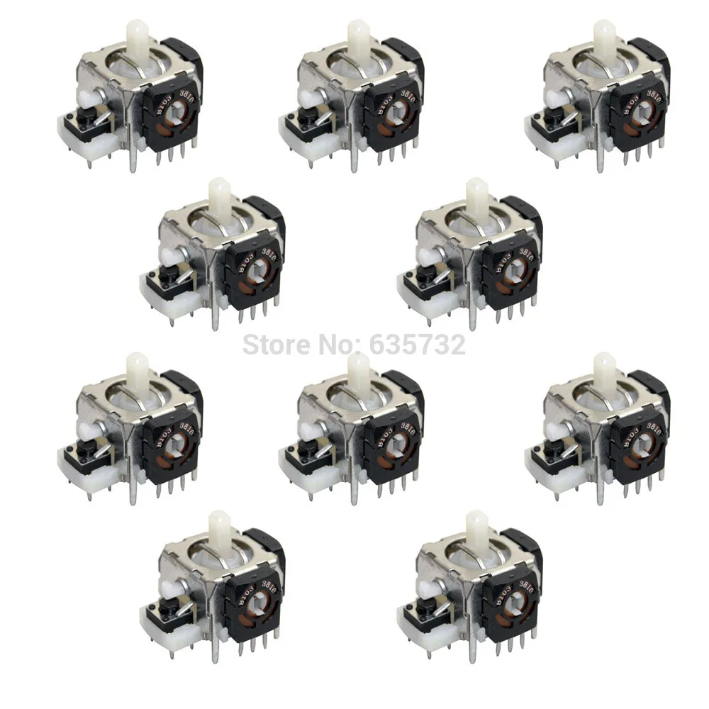 

ViGRAND 10pcs/ lot Analog Stick for PS2 for Xbox 360 Controller Grade A Repair Parts