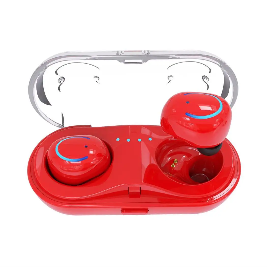 

Wireless Earphones Bluetooth Stereo Headsets with Microphone and Charging 2.4 GHZ Case 10 m V4.2 + EDR
