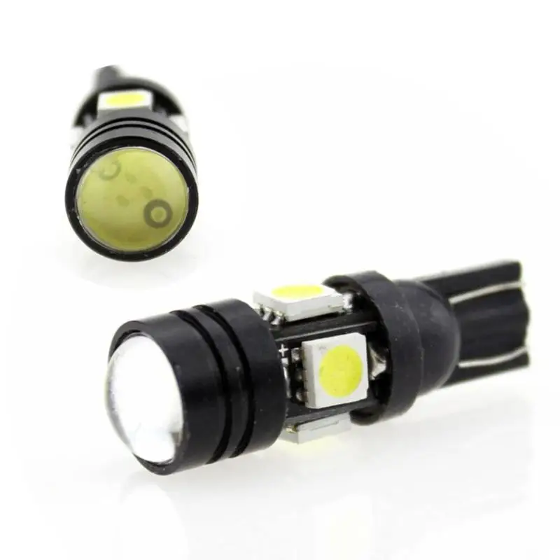 2 шт./лот 12V T10 W5W 4SMD 5050 светодиодный автомобильный Ширина светильник Алюминий нежный лампочки Автомобильные сигнальные лампы с объектив проектора