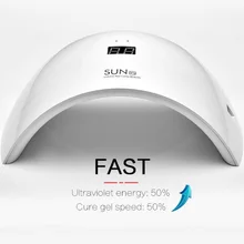 Профессиональные Автоматические Сенсор 24 Вт UV LED лампы для ногтей сушилка для Гели для ногтей лак отверждения Гвозди свет Сушилки Книги по искусству Маникюр США ЕС Plug