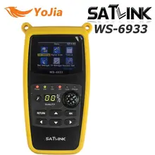 Origine Satlink WS-6933 Satellite Finder DVB-S2 FTA C KU Bande Satlink Numérique Satellite Finder Mètre WS 6933 livraison gratuite