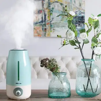 

Mini Ultrasonic Humidifier 3L 25W Mute Air Purifier with Antibacterial Water Tank 280-380ml/h Water Shortage Protection