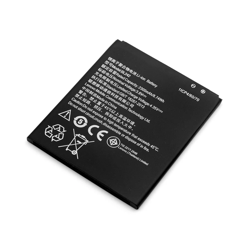 

New BL 242 Battery BL242 For Lenovo K3 K30-W K30-T A6000 A3860 A3580 A3900 A6010 A6010 Plus 3.8V 2300mAh Mobile Phone Batteries