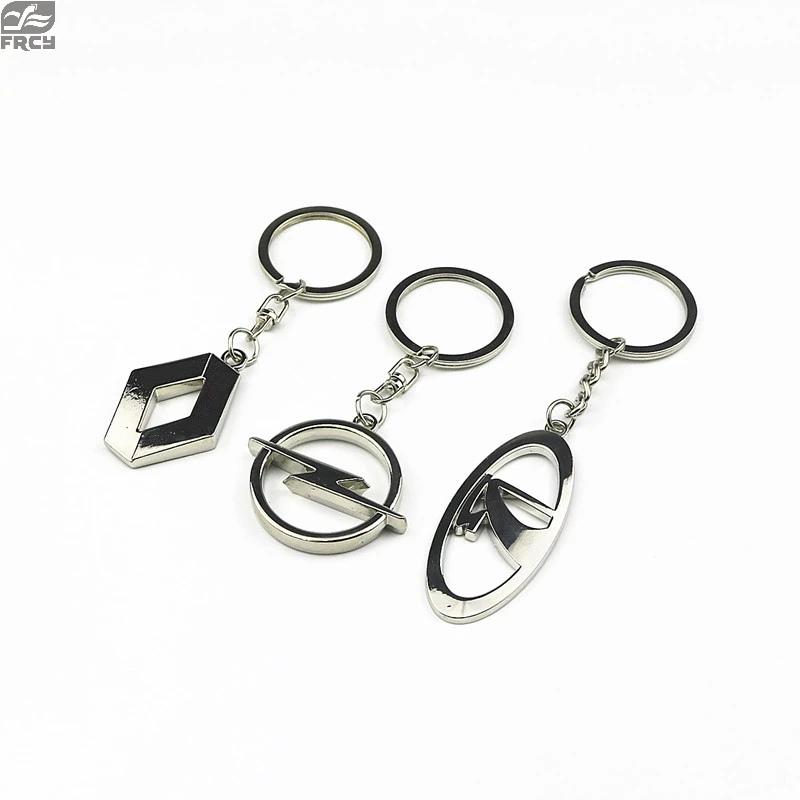 

Car Styling 3D Metal Car Keychain Key Chains Rings Fob For Opel Astra H G Corsa Insignia Renault Clio Lada Car Accessories