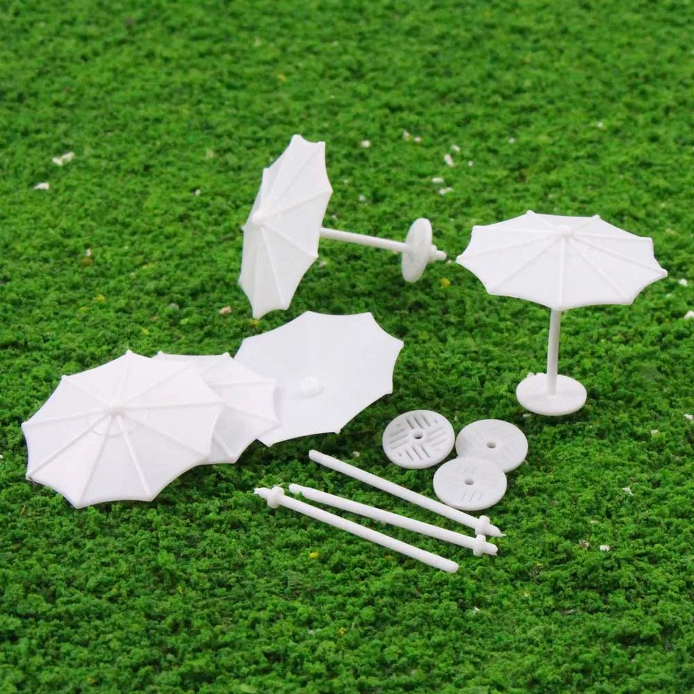 TYS02 24 шт. DIY Модель поезда зонтик вертикальные простые подарки 1:75 1:100 1:150 1:200 OO TT N Z