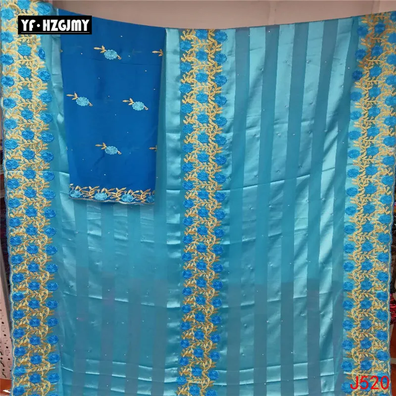 YF HZGJMY Bazin Riche Getzner 2019 розовое нигерийское вышитое свадебное платье из хлопка