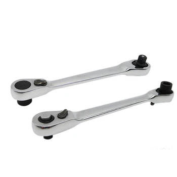 

1PC Mini Dual Head Square Ratchet Socket Wrench Spanner Socket Spanner Tools Hand Repair Tools