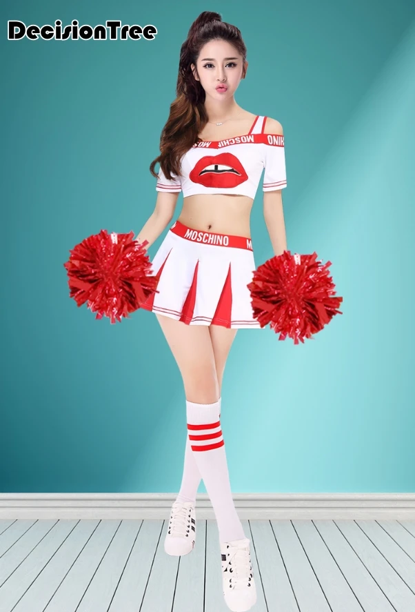 

2019 summer soccer baby dress cheerleading suit women's performance dress set cheerleading costume women adults school uniforms