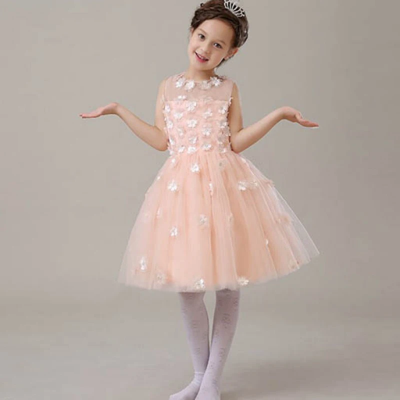 peach dresses for kids