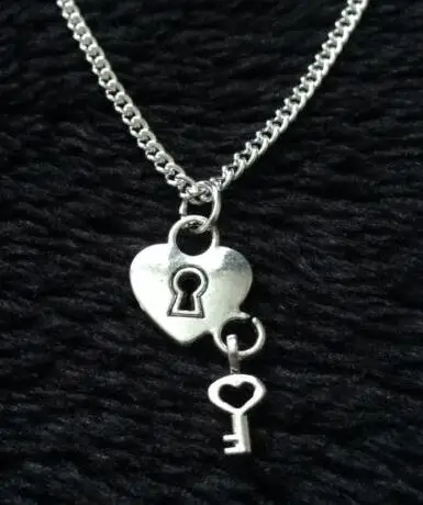 Vintage Silver Hamsa Hand Unicorn Horse Key Heart Necklace Pendant Charms Choker For Women Jewelry Accessories Gift Vintage Silver Hamsa Hand Unicorn Horse Key Heart Necklace Pendant Charms Choker For Women Jewelry Accessories Gift