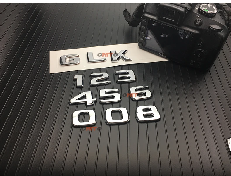 3D Номер багажника Задняя эмблема значок буквы наклейка для Mercedes Benz C CLK CLS класс S GL ML SLK GLK A B E W205 W213 GLA GLC W210