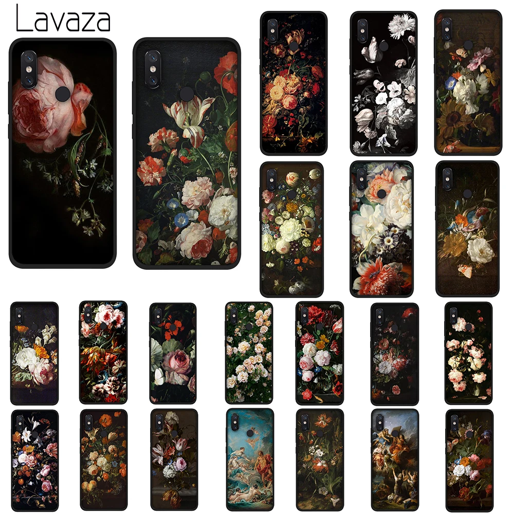 Мягкий силиконовый чехол Lavaza с классическим рисунком цветов для Huawei Mate 10 20 P9 P10 P20