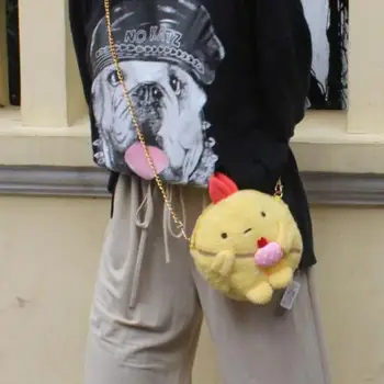 

OCHGEP Cute Plush Toy San-x Sumikko Gurashi Shrimp Doll Small Shoulder Bag Crossbody Bag Girls Creative Birthday Christmas Gifts