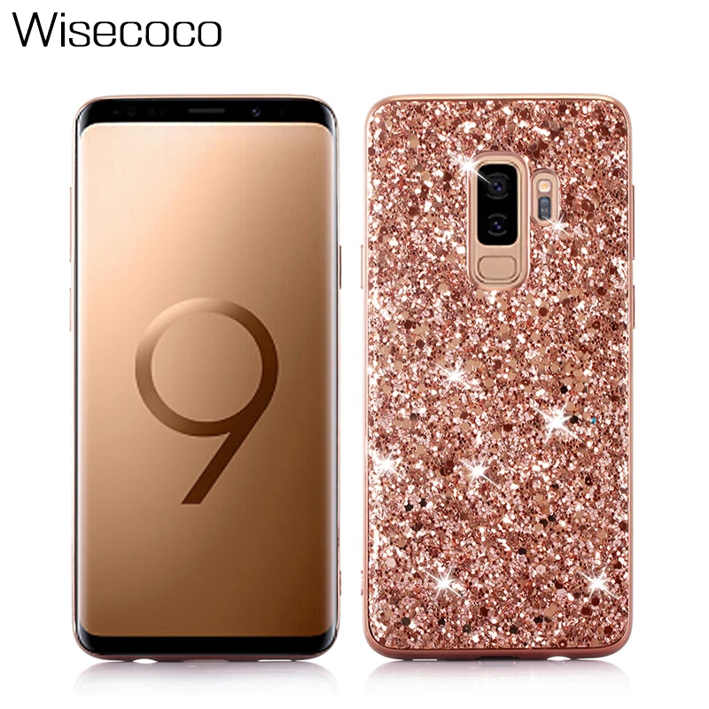 

Luxury Bling Shining Phone TPU Casing For Sumsung Galaxy S9 J6 A6 2018 PLUS Hard Back Cover Cases Coque Capinha Etui Mujer Shell