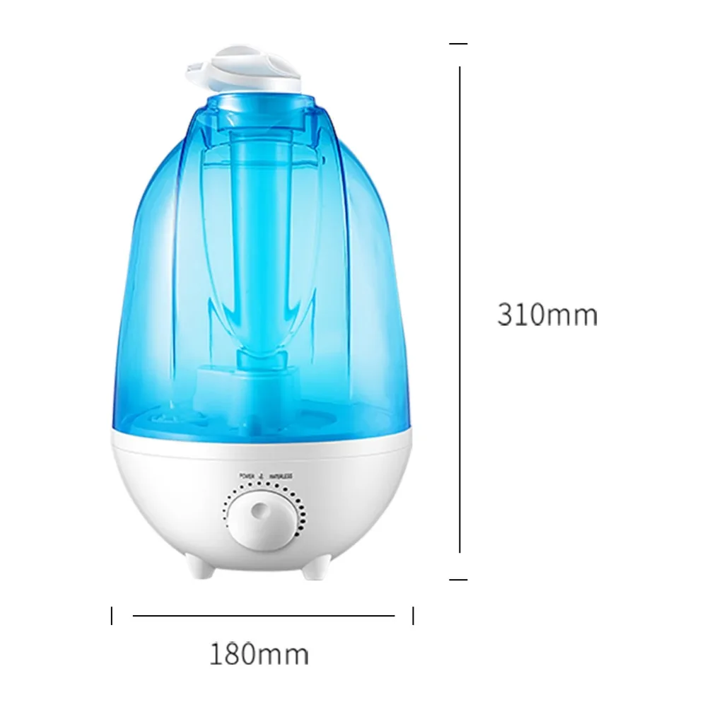 3L4L Large Capacity Air Humidifier Mini Ultrasonic Humidifier Aroma Diffuser Mist Maker Air Purifier Humidificador LED Lamp (1)