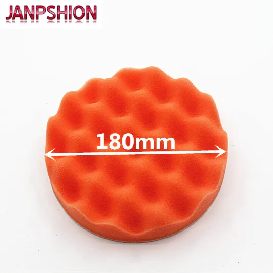 JANPSHION 10 шт. 180 мм волнистая Губка Для Полировки Автомобиля зеркальная