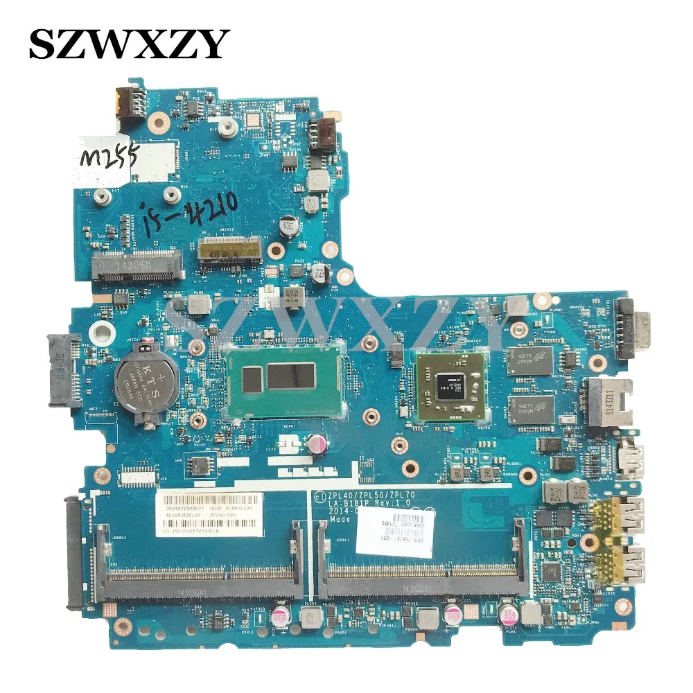 ZPL40/ZPL50/ZPL70 LA-B181P для HP 450 G2 Материнская плата ноутбука i5-4210U процессор R5 M255 2 Гб DDR3L |