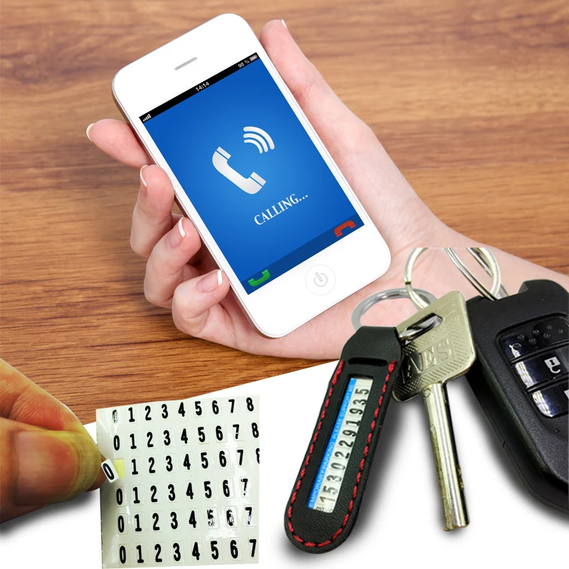 

motorcycle car Phone Number Card key ring llavero con sonido moto abarth alfa romeo turbo keychain For audi bmw e46 TRD sline