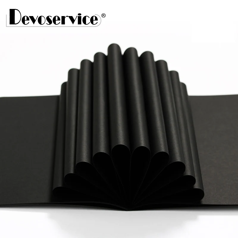 

16/32/56K Soft Cover Black Paper Notebook Sketchbook Diary for Drawing Painting DIY Graffiti Sketch Book Office School Supplies