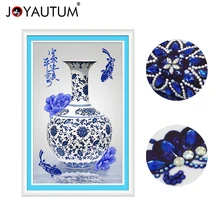Специальная форма дрель Китайская Голубая и Белая Фарфоровая Ваза картина 5D алмазная вышивка крестиком алмазная паста камни мозаика