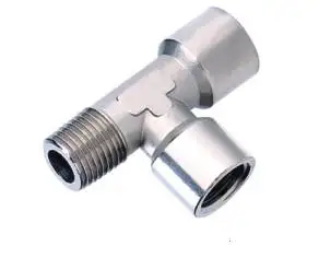 

3/8" BSP Male Run Tee pneumatic brass fitting PMST 03