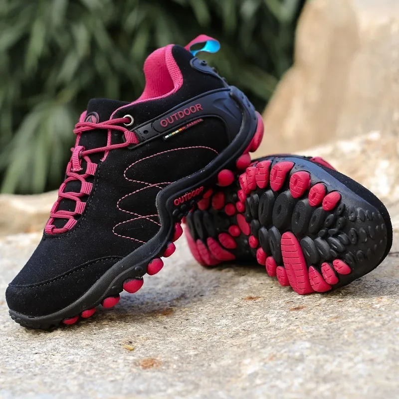 Outdoor Tactical Hiking Shoes Men Casual Wear Resisting Non-slip Sneakers Shoes Women Sneakers Climbing Trekking Sport Unisex