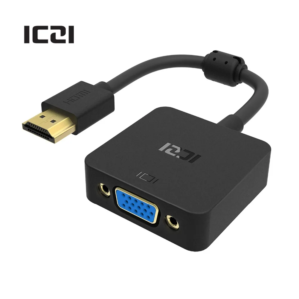 ICZI HDMI to VGA Adapter 1080P 60Hz Male to Female VGA HDMI Converter
