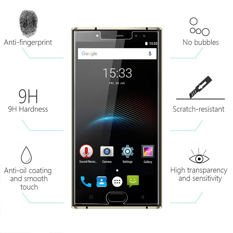 Oukitel K3 закаленное стекло Oukitel K3 стекло Oukitel K 3 Защита для экрана для Oukitel K3 6000 lcd Передняя защитная стеклянная пленка 2 шт