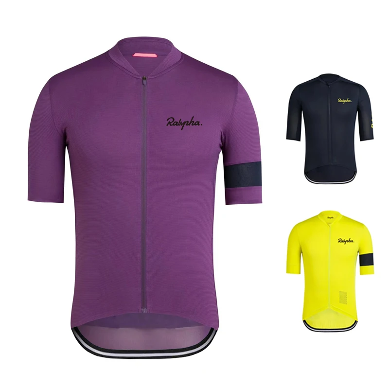 

Ralvpha Cycling Jersey 2019 Pro Team Bike Jersey Short Sleeve Triathlon Summer Downhill Jersey Men's Breathable Cycling Clothing