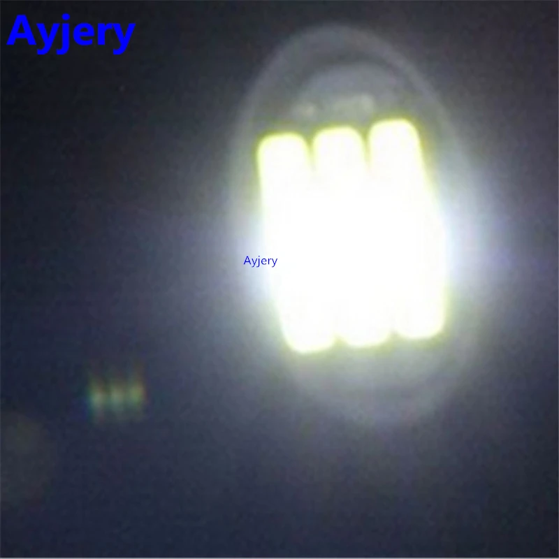 Ayjery 500X T10 7014 3 SMD налобный фонарь на 3 светодиодах 194 927 161 168 W5W Авто Подсветка приборной панели сигнальные лампы AC/DC 12 V парковки боковая лампа