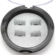 Kaizm 3D Магнитный ресниц легко носить ресницы двойной магнит Поддельные ресницы Магнитная ресницы многоразовые Поддельные Ресницы cilios