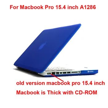 

Matte Protector Cover For Macbook Pro 15 A1286 Case Sleeve Old Macbookpro 15.4 inch Bag Matt Capa MacbookA1286 Shell