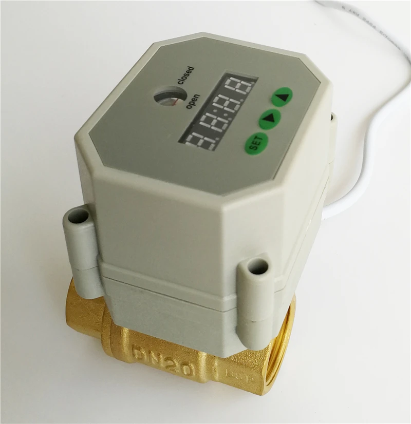 3 4 Messing Zeitsteuerung Elektroventil Ac110v 230v Elektrische