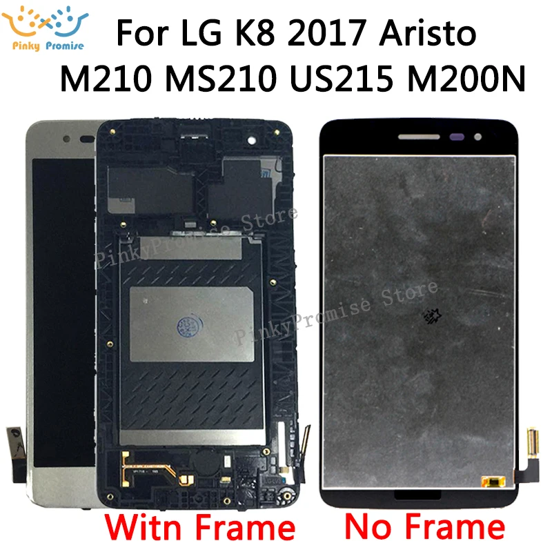 

5.0'' Full LCD DIsplay + Touch Screen Digitizer Assembly For LG K8 2017 Aristo M210 MS210 US215 M200N