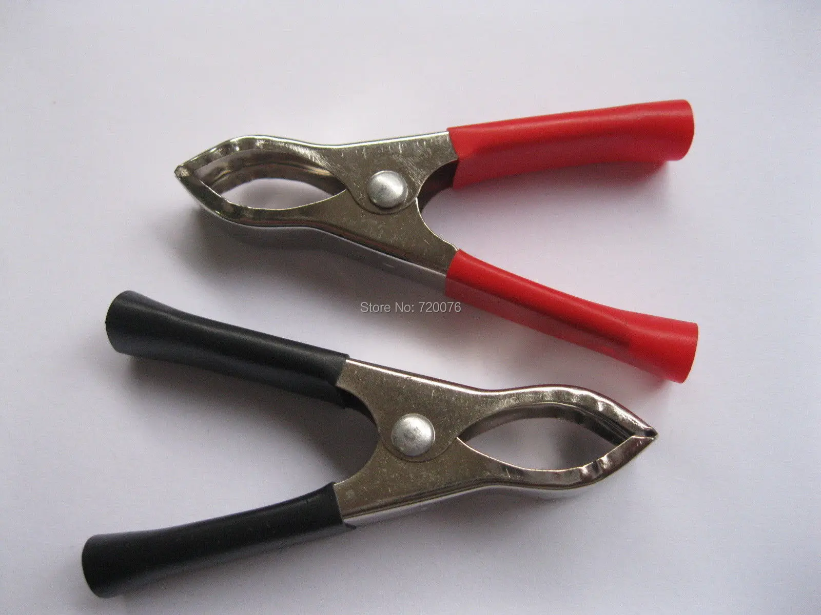 

10 pcs Battery Clip Insulated Clamp 75mm 30A 2-0015