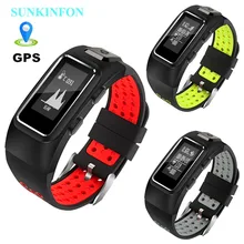 DB15 gps движения послужной список спортивный браслет на запястье браслет динамический монитор сердечного ритма шагомер браслет для samsung Galaxy S6 Edge Plus