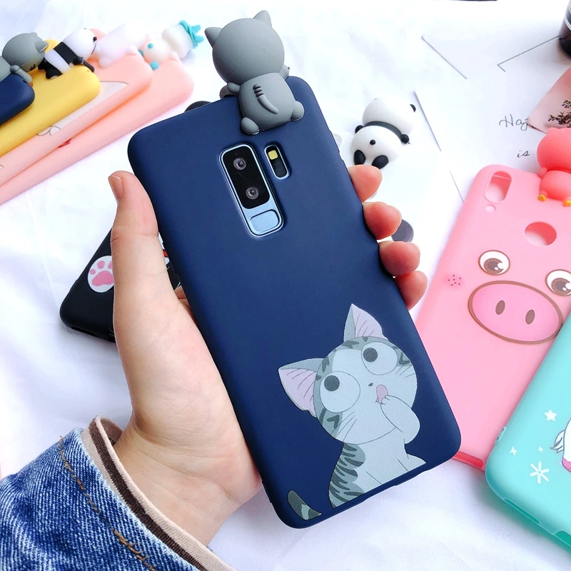 J4 J6 плюс 3D чехол etui samsung Galaxy J4 J6 плюс чехол Kawaii Единорог силиконовый чехол для samsung J4 J6 чехол для телефона - Цвет: 1