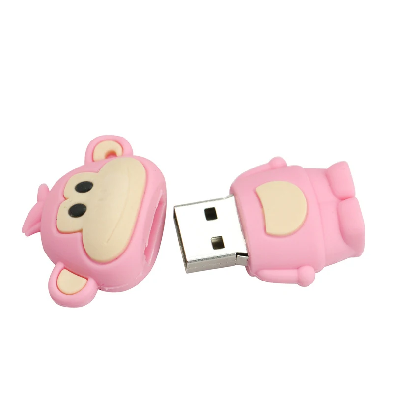 Милый Китайский Зодиак Usb флеш-накопитель 4GB 8GB Memoria Usb 16GB флеш-накопитель 32GB милые животные Свинья обезьяна флеш-накопитель 128GB флэш-диск