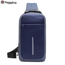 Холщовые сумки через плечо для мужчин повседневная нагрудная сумка большой емкости молния Наплечная упаковка сумка usb зарядка через плечо сумка