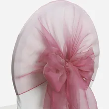 Пояс для стула из органзы/бант для стула из органзы/стул из органзы 100 шт
