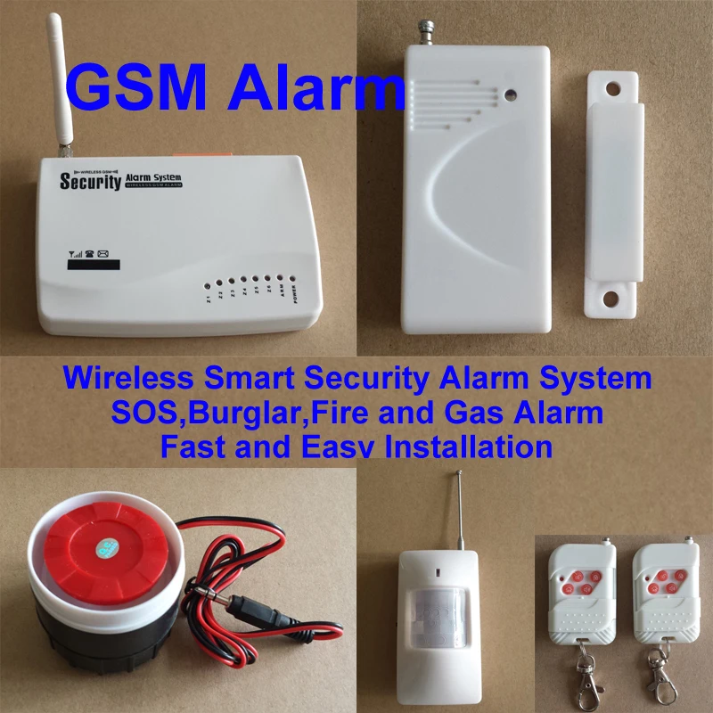 wireless home fire alarm system