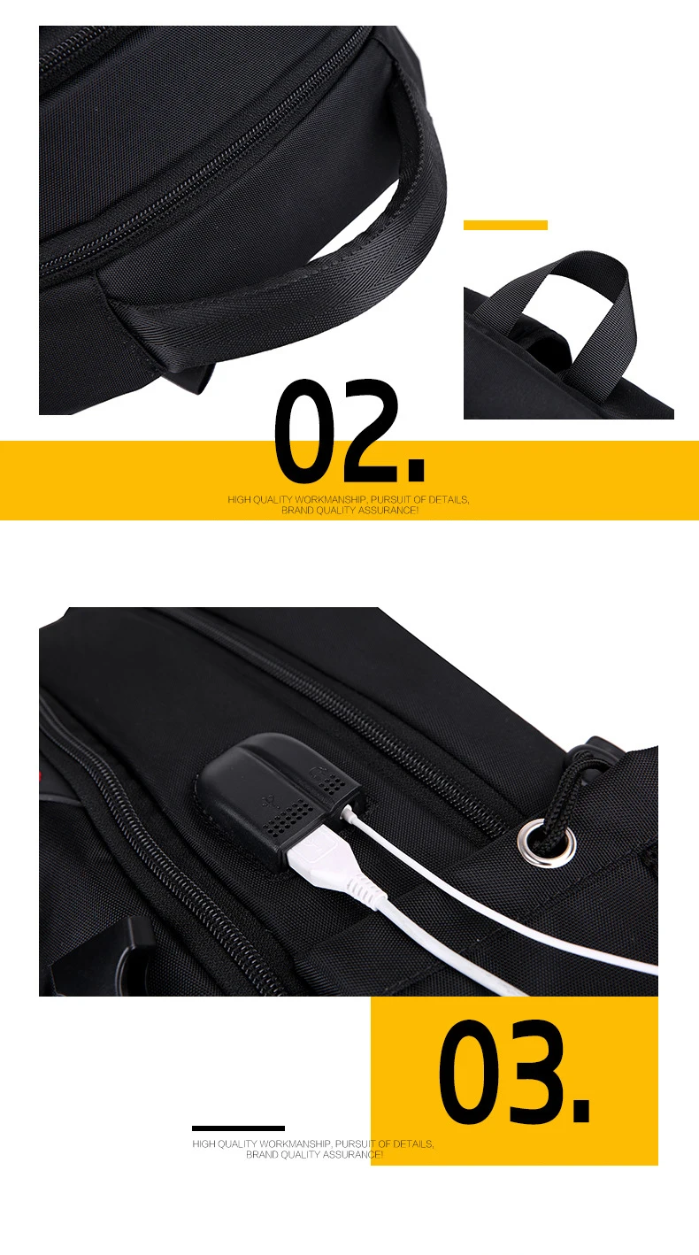Мужской рюкзак Usb сумка для ноутбука большая Вместительная дорожная сумка умная уличная Водонепроницаемая дорожная сумка для колледжа Mochila