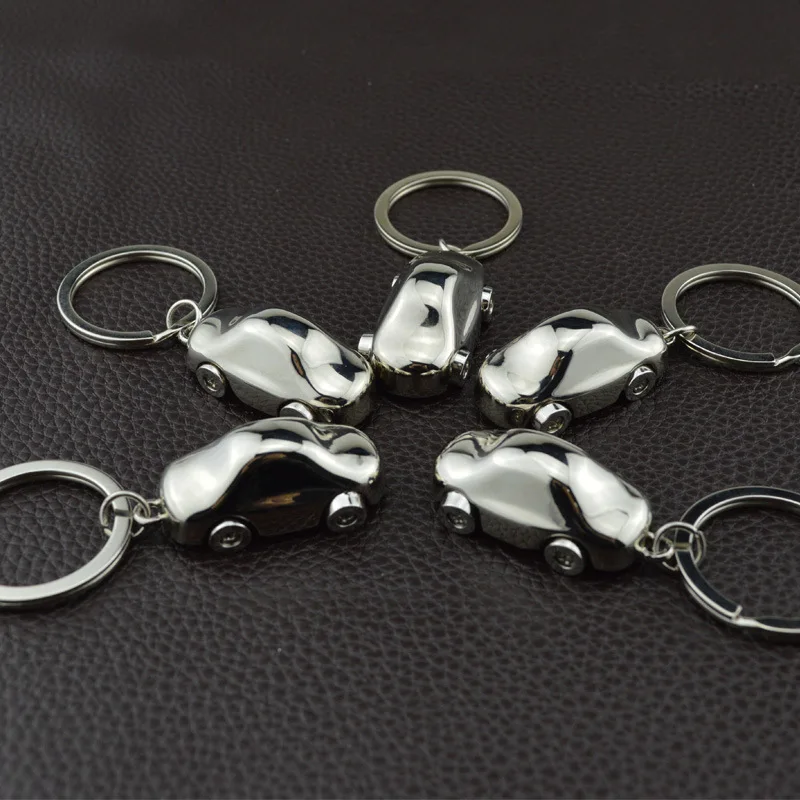 

1Pcs Novelty Small Car Model Key Chain Fashion Key Buckle Creative Key Ring Key Holder For Car And Bags Boy Birthday Gift